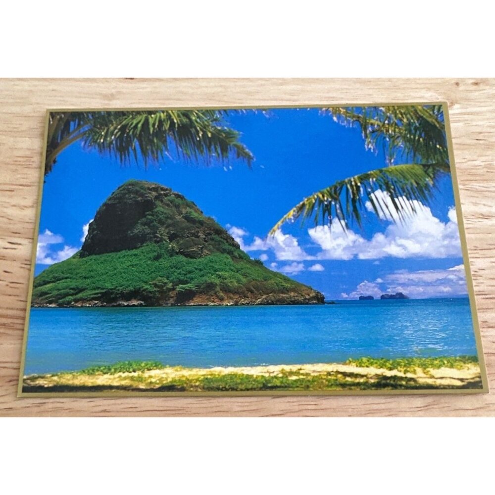 Island Heritage Hawaiian Postcard Featuring Chinaman's Hat sku 0334